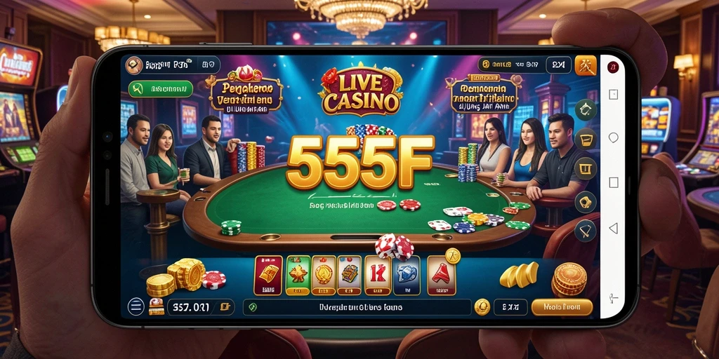Screenshot dari gameplay Live Casino yang menarik dan interaktif.