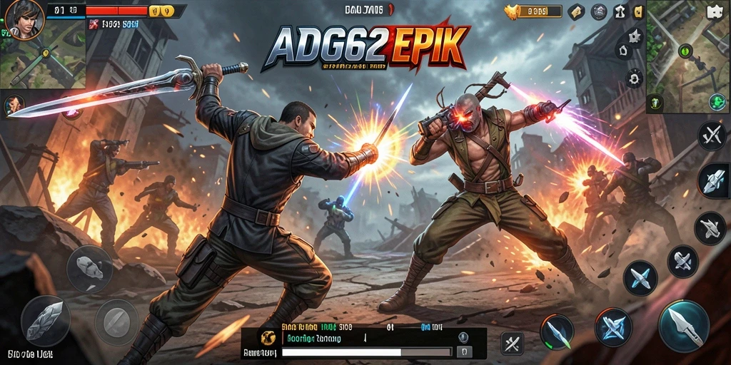 Gameplay seru penuh aksi dalam ADG62.