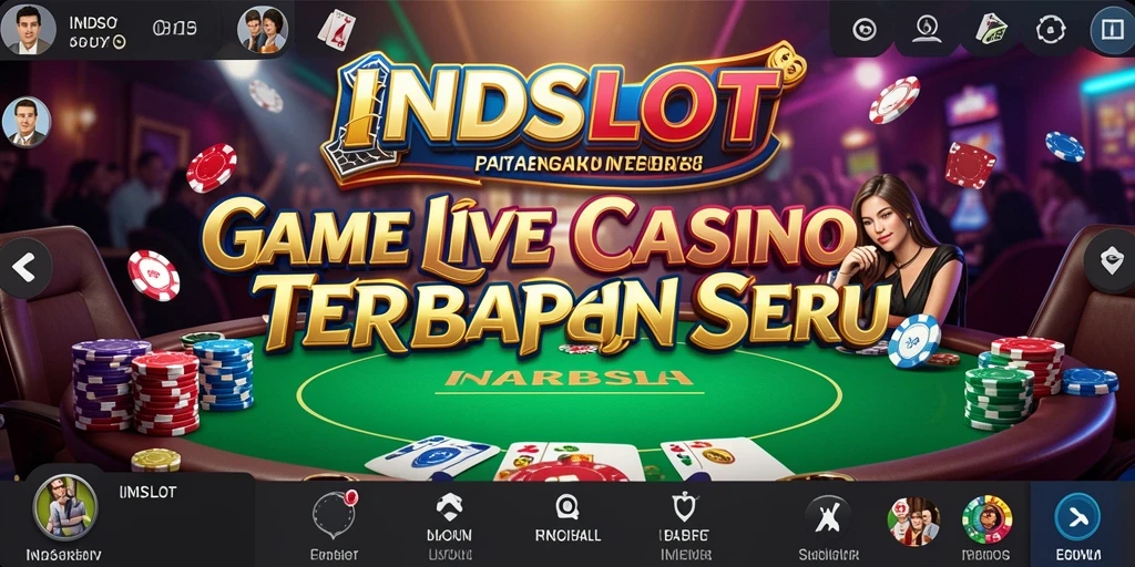 Tampilan gameplay seru dalam INDSLOT Live Casino.