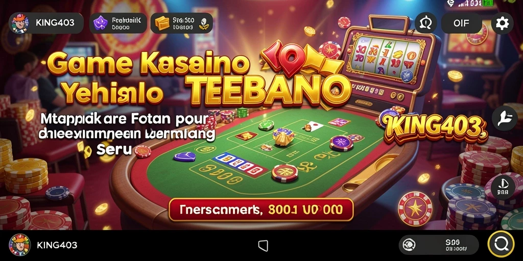 Tampilan gameplay KING403 yang menegangkan dan mendebarkan di kasino.