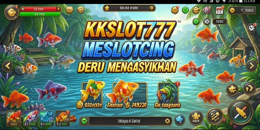 Tampilan gameplay KKSLOT777 yang seru saat memancing.