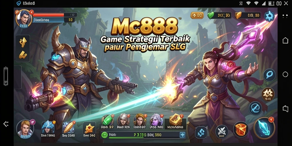 Gameplay <strong>MC888</strong> dengan strategi membangun kerajaan yang menarik.