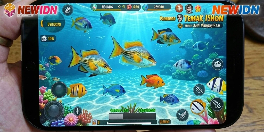Screenshot gameplay seru Tembak Ikan NEWIDN.