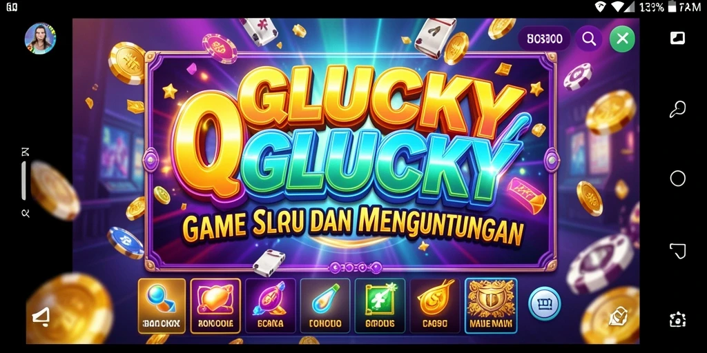 Tampilan gameplay QGLUCKY yang menarik dan mendebarkan.