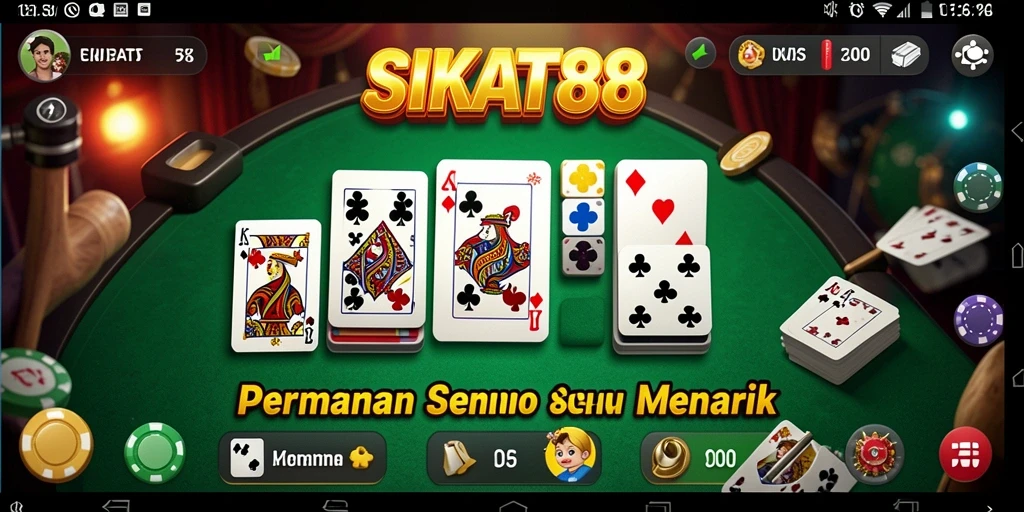 Screenshot gameplay SIKAT88 menampilkan momen seru bermain Domino.