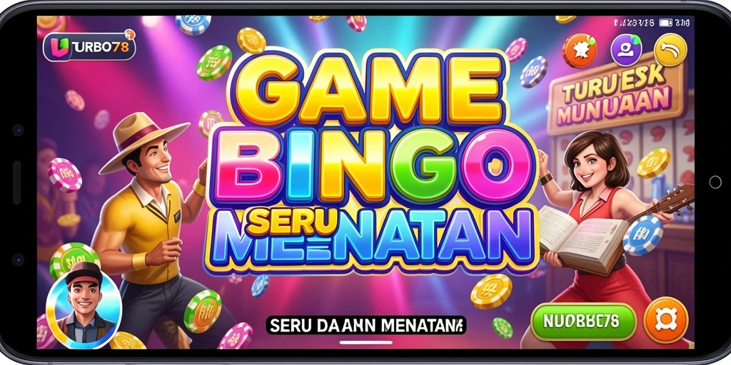 Tampilan menarik saat bermain game Bingo TURBO78.