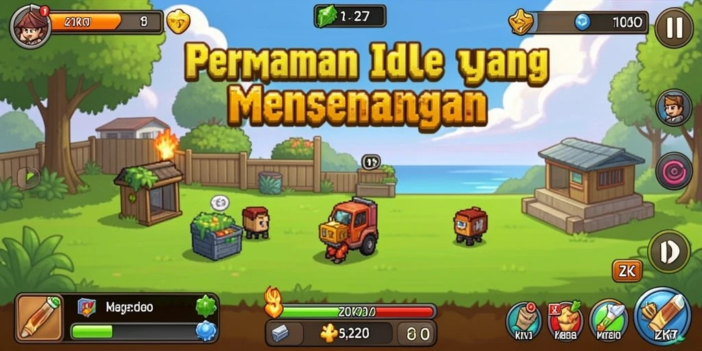 Gameplay ZK7 yang menarik dengan elemen Idle.
